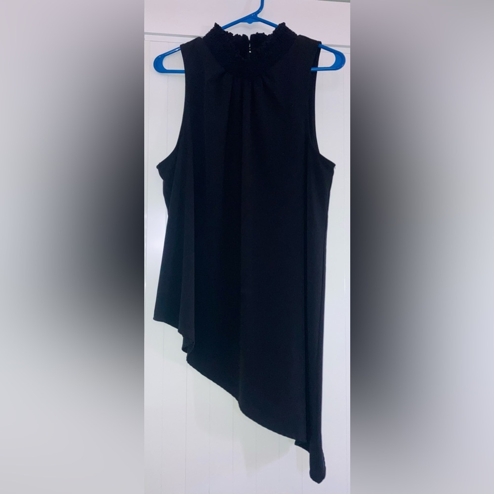 XOXO Juniors Asymmetrical-Hem Mock-Neck Top XL Vintage